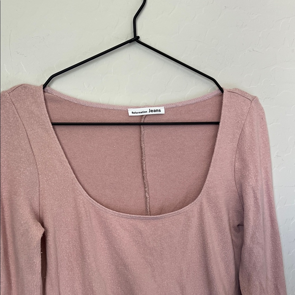 Reformation Scoop Neck Bodysuit